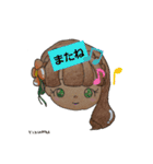 こむぎいろのおんなの子（個別スタンプ：9）