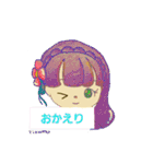 こむぎいろのおんなの子（個別スタンプ：16）