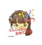 こむぎいろのおんなの子（個別スタンプ：19）