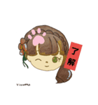こむぎいろのおんなの子（個別スタンプ：25）