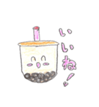 タピオカモチーフの タピ美（たぴみ ）（個別スタンプ：14）