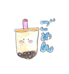 タピオカモチーフの タピ美（たぴみ ）（個別スタンプ：24）