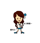 イラストdeおユミさん（個別スタンプ：2）