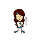 イラストdeおユミさん（個別スタンプ：9）