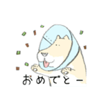 エリザベスカラーのわんこ（個別スタンプ：5）