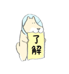 エリザベスカラーのわんこ（個別スタンプ：8）