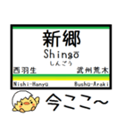 埼玉秩父線(羽生-三峰口)気軽に今この駅！（個別スタンプ：3）