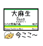 埼玉秩父線(羽生-三峰口)気軽に今この駅！（個別スタンプ：13）