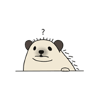 ざらざらしたハリネズミ（個別スタンプ：14）