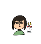 母いる、（個別スタンプ：17）