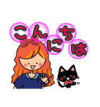 色々なねことみりこの挨拶,気遣いの言葉②（個別スタンプ：4）