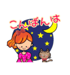 色々なねことみりこの挨拶,気遣いの言葉②（個別スタンプ：6）