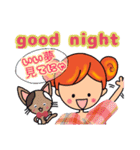 色々なねことみりこの挨拶,気遣いの言葉②（個別スタンプ：9）