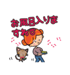 色々なねことみりこの挨拶,気遣いの言葉②（個別スタンプ：10）