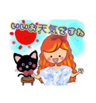 色々なねことみりこの挨拶,気遣いの言葉②（個別スタンプ：12）