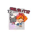 色々なねことみりこの挨拶,気遣いの言葉②（個別スタンプ：16）