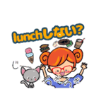 色々なねことみりこの挨拶,気遣いの言葉②（個別スタンプ：17）
