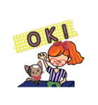 色々なねことみりこの挨拶,気遣いの言葉②（個別スタンプ：18）
