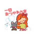 色々なねことみりこの挨拶,気遣いの言葉②（個別スタンプ：23）