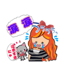 色々なねことみりこの挨拶,気遣いの言葉②（個別スタンプ：33）