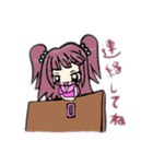 女の子(ミニキャラ) 2（個別スタンプ：3）