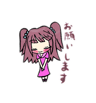 女の子(ミニキャラ) 2（個別スタンプ：6）
