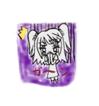 女の子(ミニキャラ) 2（個別スタンプ：9）