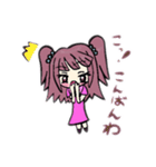 女の子(ミニキャラ) 2（個別スタンプ：11）