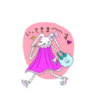 うさぎのMichael①（個別スタンプ：14）