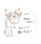英語と日本語の観光客会話 #1（個別スタンプ：6）