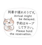 英語と日本語の観光客会話 #1（個別スタンプ：11）