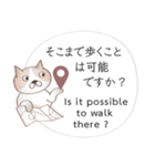 英語と日本語の観光客会話 #1（個別スタンプ：21）