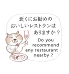 英語と日本語の観光客会話 #1（個別スタンプ：25）