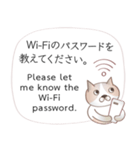 英語と日本語の観光客会話 #1（個別スタンプ：28）