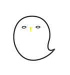 スタンプのおばけフクロウ（個別スタンプ：1）