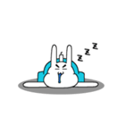 大学院生となった燃焼うさぎのスタンプ（個別スタンプ：14）