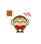 Fan Fan Monkey animation 3（個別スタンプ：8）