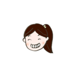 日常的に使える女の子の表情スタンプ♡（個別スタンプ：4）