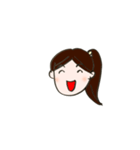 日常的に使える女の子の表情スタンプ♡（個別スタンプ：5）