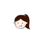 日常的に使える女の子の表情スタンプ♡（個別スタンプ：16）