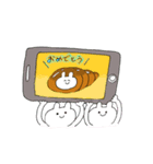 Happy wedding〜おめでとうさちゃん〜（個別スタンプ：3）