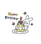 しあわせうさこ（個別スタンプ：6）