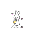 しあわせうさこ（個別スタンプ：16）