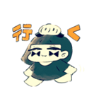 すきっ歯の女の子ともぶ（個別スタンプ：5）