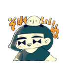 すきっ歯の女の子ともぶ（個別スタンプ：9）