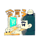 すきっ歯の女の子ともぶ（個別スタンプ：13）