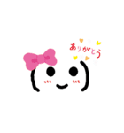 ♡顔文字スタンプ♡かわいさ満点（個別スタンプ：1）