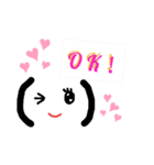 ♡顔文字スタンプ♡かわいさ満点（個別スタンプ：2）