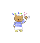 ボーダー大好き 子ぐまのロビン（個別スタンプ：2）