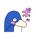 リアクションするペンギン（個別スタンプ：3）